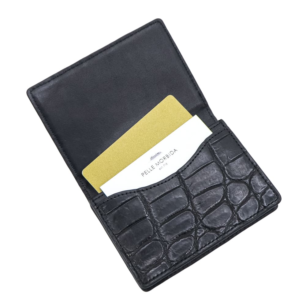 ペッレモルビダ カードケース クロコダイル カード入れ 名刺入れ PELLE