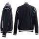 【セール】アルベルトブレーシ ブルゾン メンズ ストレッチジャージー ボンバーブルゾン ALBERTO BRESCI TEDDY BOMBER ABBO00 ALB BLACK/WHITE 【返品交換不可】