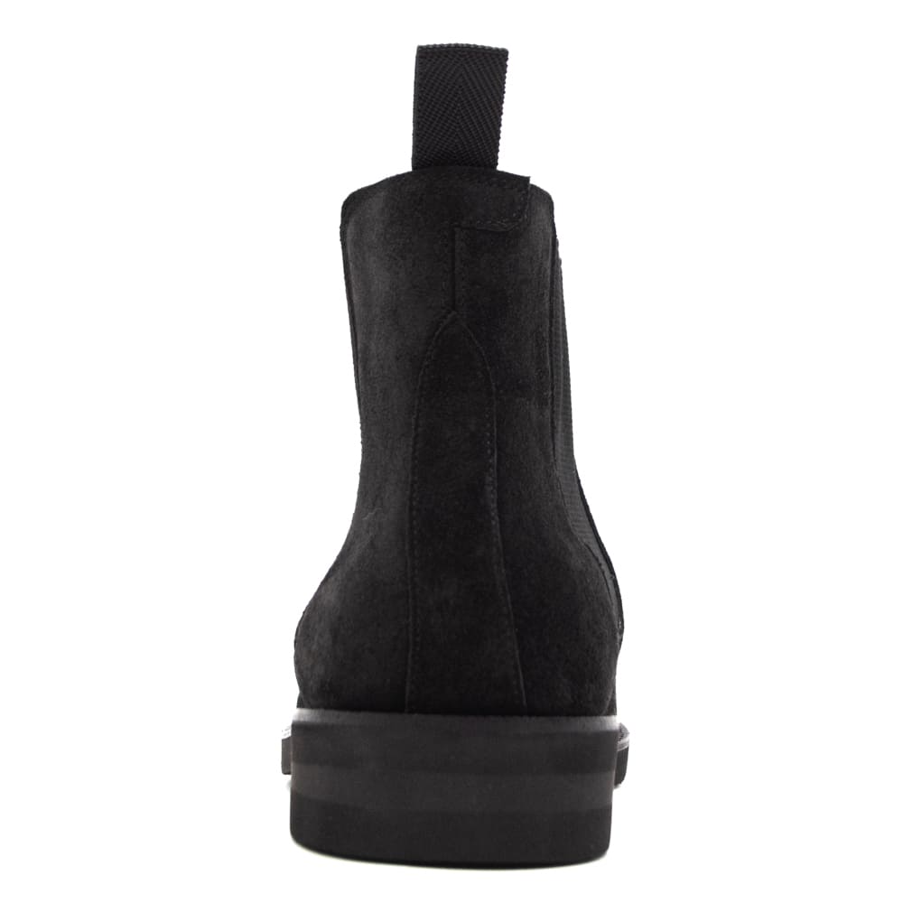 ダブルエイチ ブーツ メンズ チャールズFステッド社 ヤヌスカーフ スエード サイドゴアブーツ ソフトシリーズ WH WHF-0003J WH0 BLK 秋冬新作