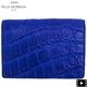 ペッレモルビダ カードケース クロコダイル カード入れ 名刺入れ PELLE MORBIDA PMO-CRS103 PMO BLUE 春夏新作