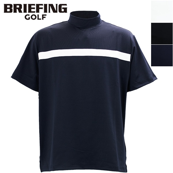 ブリーフィング ゴルフ ウェア メンズ スリーブロゴハイネック リラックスフィット BRIEFING GOLF MS SLEEVE LOGO HIGH NECK RELAXED FIT BBG241M50 BRG 春夏新作