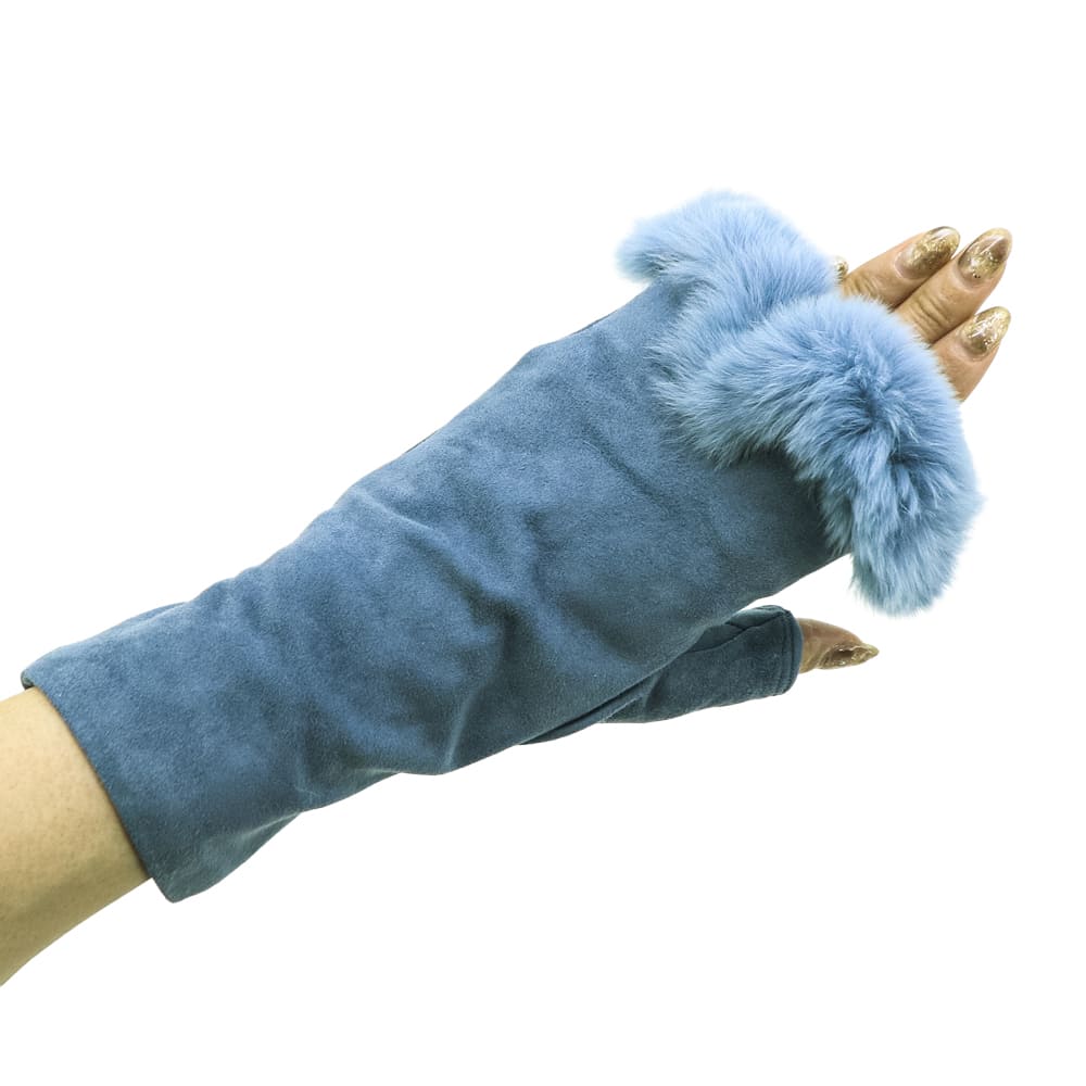 コレアーレグローブス 手袋 レディース スエード カシミヤ フィンガーレスグローブ 手袋 Correale gloves CRL-0169 CRG 秋冬新作