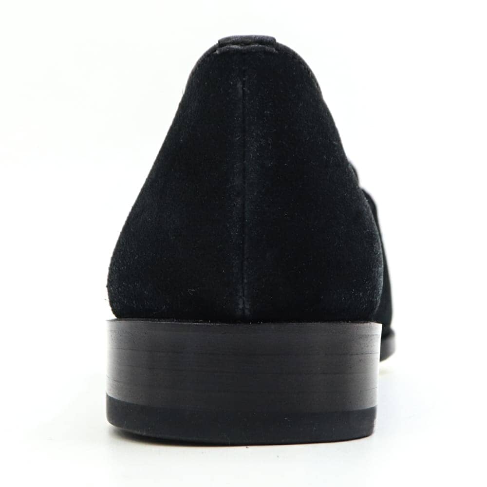 ポルペッタ レザーシューズ メンズ ボロネーゼ製法 スエード シングルストラップシューズ POLPETTA PASSO-W SINGLE STRAP POL SUEDE BLACK 春夏新作