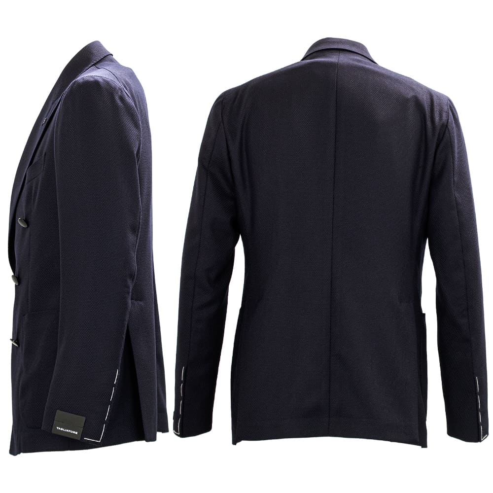 タリアトーレ ジャケット メンズ モンテカルロ SUPER 110's ウール ホップサック ダブルブレストジャケット TAGLIATORE MONTECARLO 1SMC20K TLT  秋冬新作