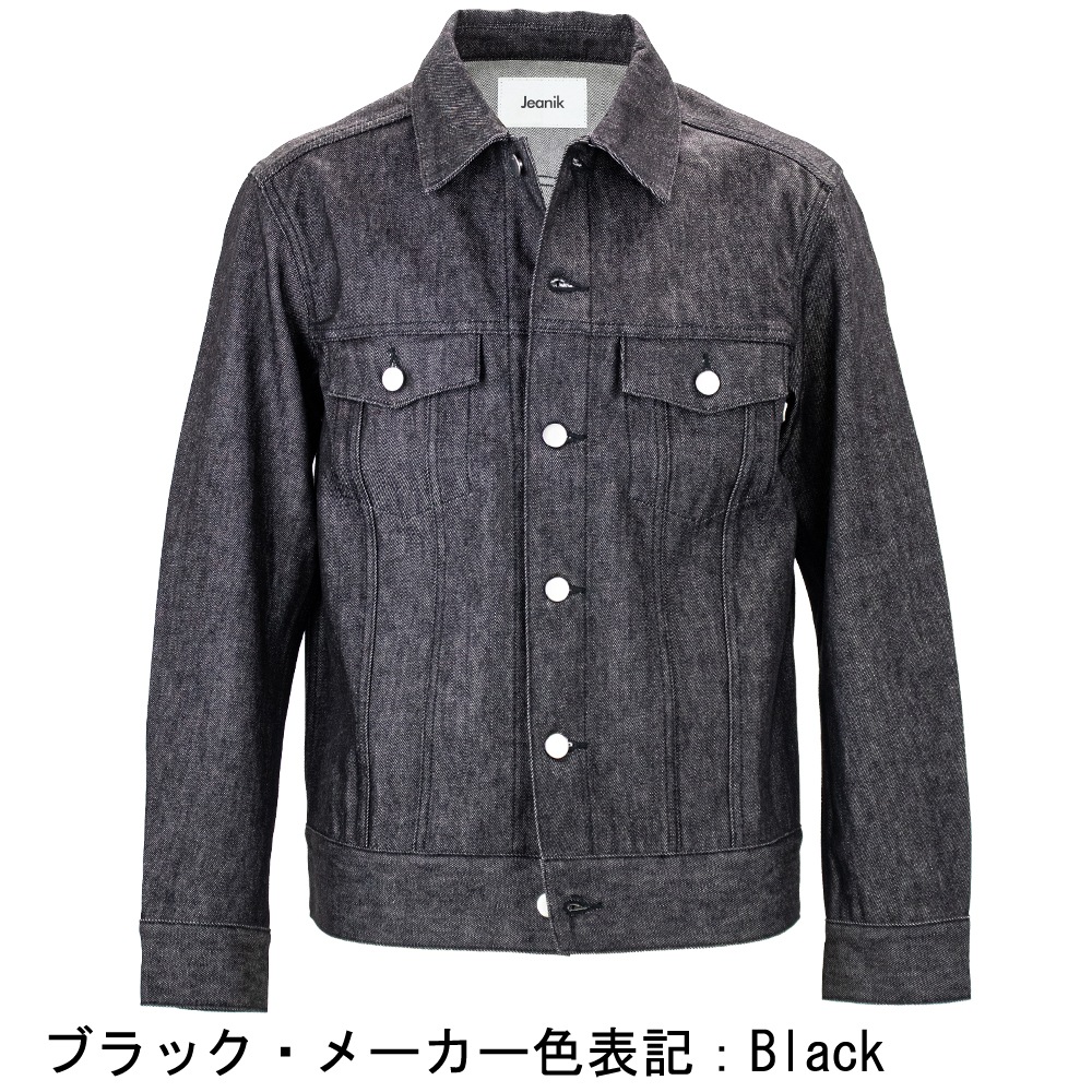 ジーニック ブルゾン メンズ ワンウォッシュデニム Gジャン サードモデル デニムジャケット Jeanik 3ed G-JKT JEANIK0103 JNK 春夏新作