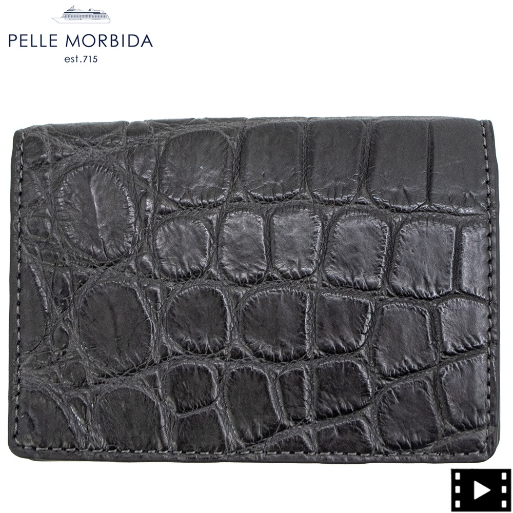 ペッレモルビダ カードケース クロコダイル カード入れ 名刺入れ PELLE