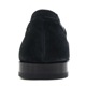 ポルペッタ レザーシューズ メンズ ボロネーゼ製法 スエード タッセルローファー POLPETTA PASSO U-TIP TASSEL-R POL SUEDE BLACK 