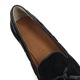 ポルペッタ レザーシューズ メンズ ボロネーゼ製法 スエード タッセルローファー POLPETTA PASSO U-TIP TASSEL-R POL SUEDE BLACK 