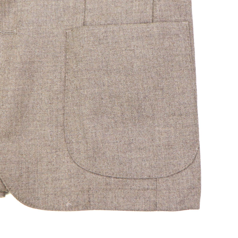 バルバ ジャケット メンズ ロロピアーナ ファボーラ カシミヤ混ウール シングル シャツジャケット BARBA EASY JAP MONO LORO PIANA FAVOLA 51022 BAR 15 秋冬新作