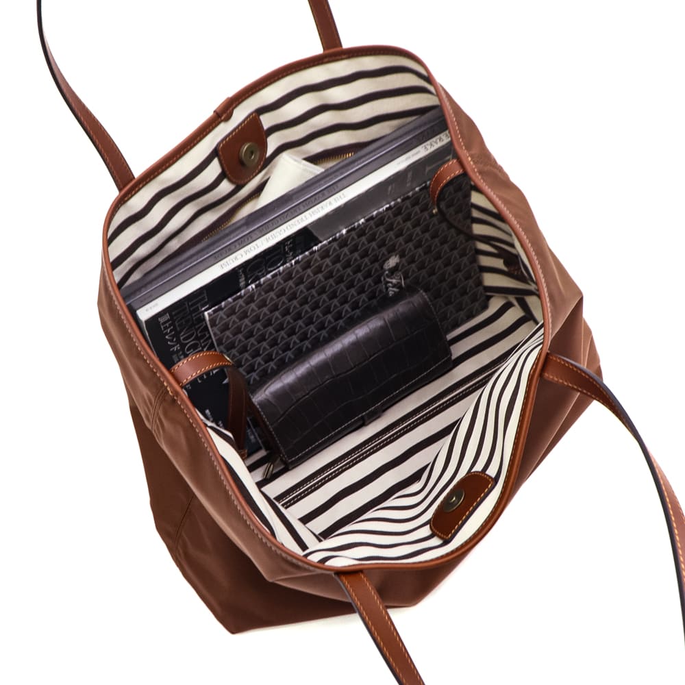 フェリージ バッグ ナイロン×バケッタレザー トートバッグ Felisi 15/20/DS+RJ+A002 FLS 春夏新作