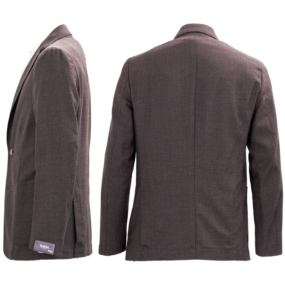 【新品未使用】BARBA（バルバ）」高級 ジャージー シングルジャケット バルバ BARBA シングルジャケット メンズ BACTIVE ビー