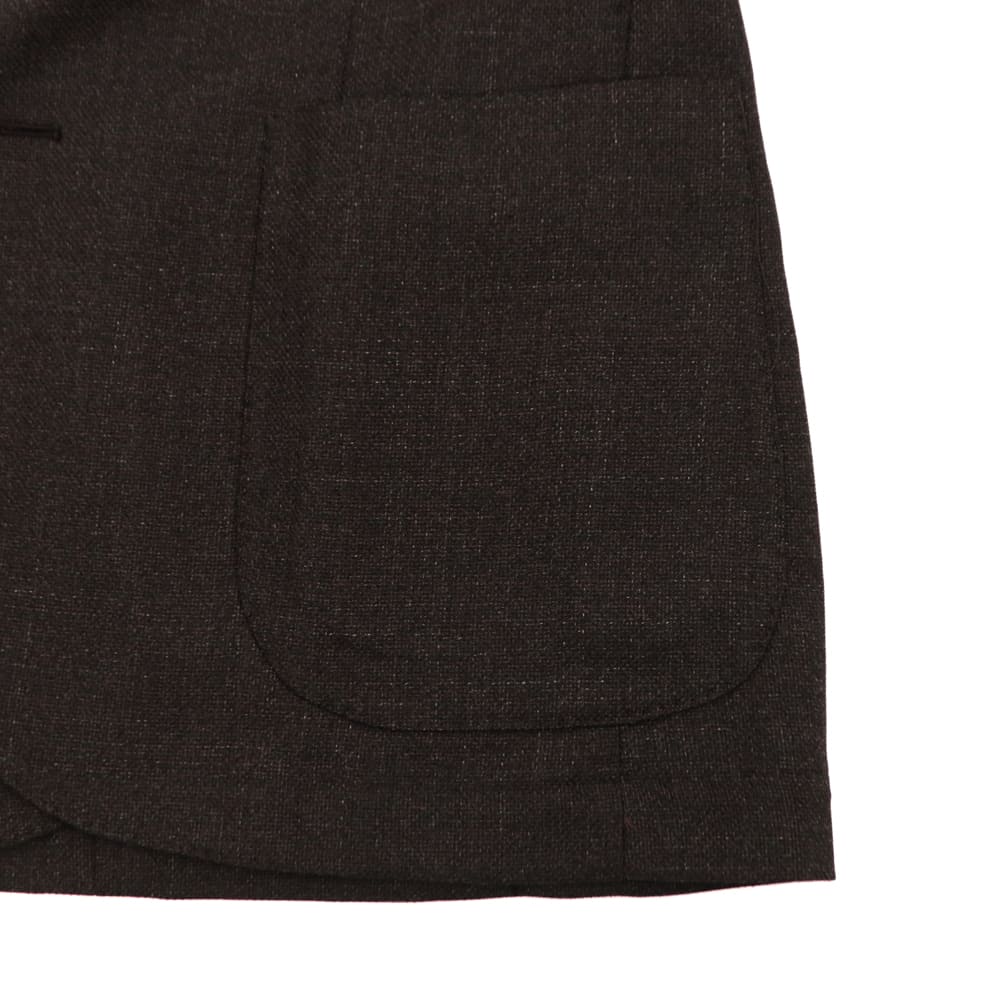 バルバ ジャケット メンズ ウール ホップサック シングル シャツジャケット BARBA EASY JAP MONO 51065 BAR 秋冬新作