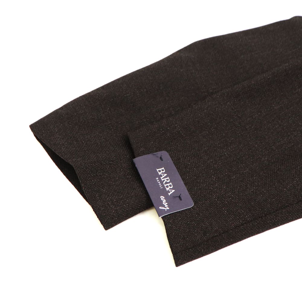 バルバ ジャケット メンズ ウール ホップサック シングル シャツジャケット BARBA EASY JAP MONO 51065 BAR 秋冬新作