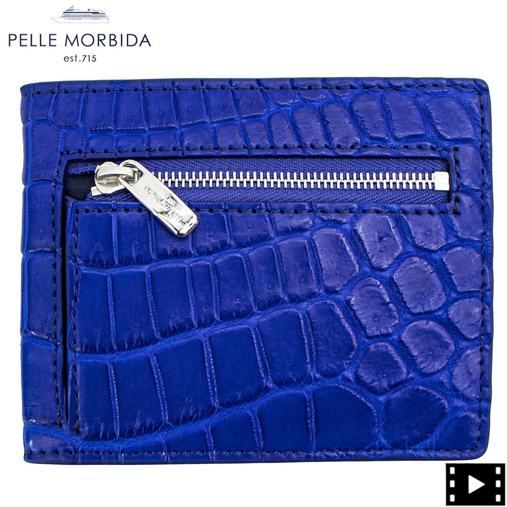 ペッレモルビダ 財布 クロコダイル コンパクト財布 PELLE MORBIDA PMO
