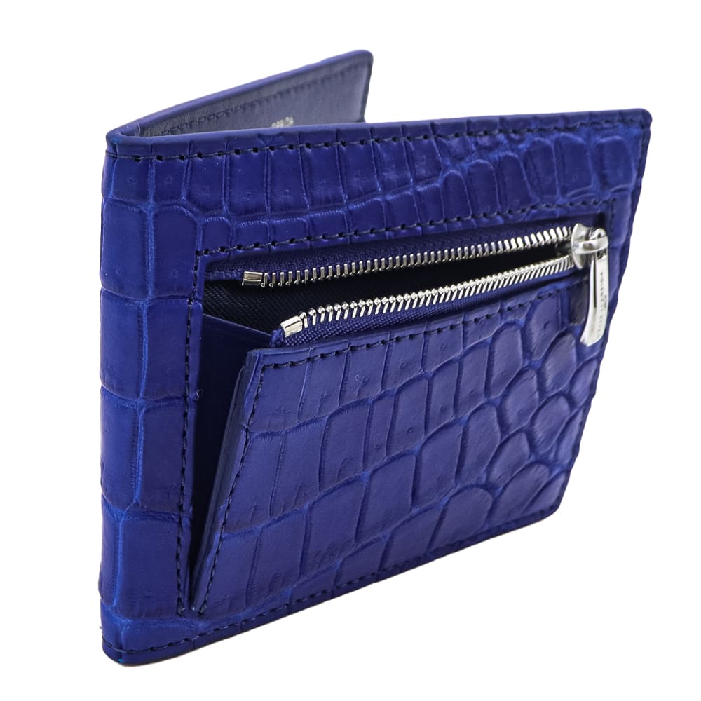 ペッレモルビダ 財布 クロコダイル コンパクト財布 PELLE MORBIDA PMO-CRS104 PMO BLUE 春夏新作