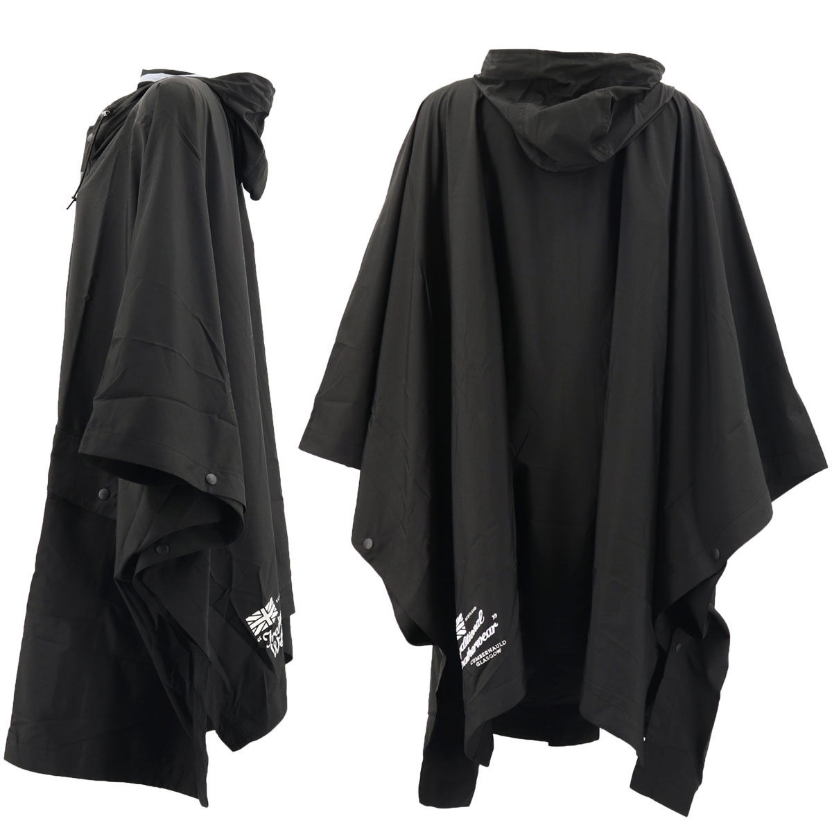 TRADITIONAL WEATHERWEAR BLACK 釣り上がっ ポンチョ