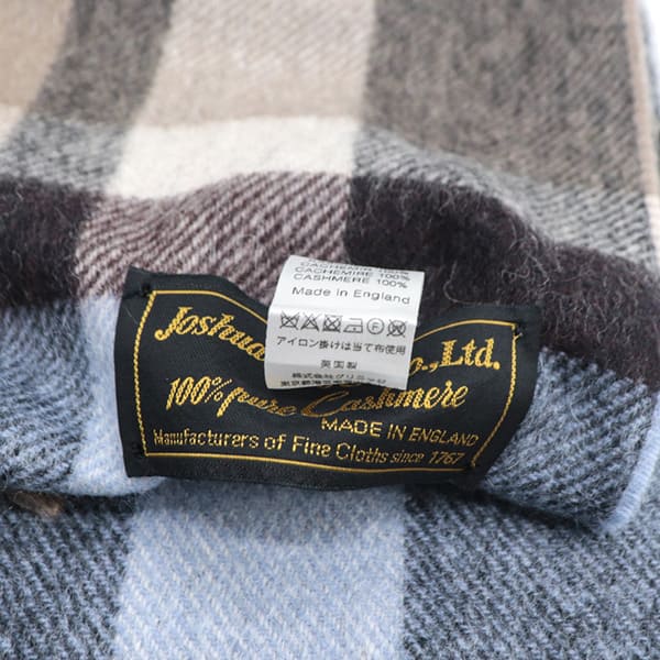【セール】ジョシュアエリス ストール カシミヤ100% マフラー Tartan Joshua Ellis 30×180 JSE RWC50637【返品交換不可】