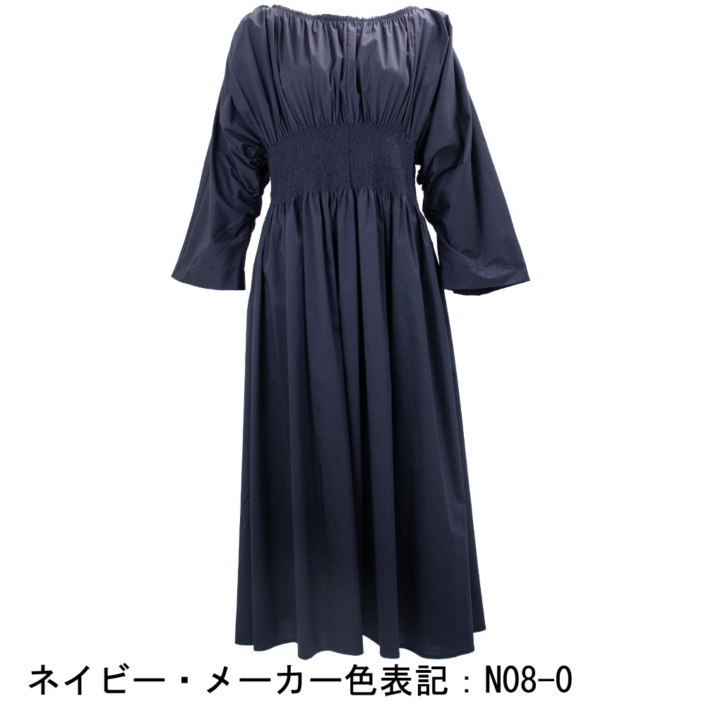 リビアナコンティ ワンピース レディース シャーリング ロング 