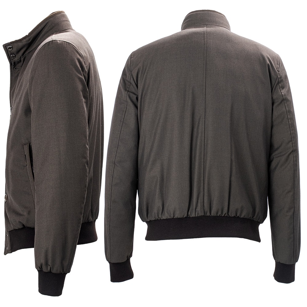 ムーレー ダウン メンズ 撥水ナイロン バルスター型ダウンジャケット ボンバージャケット ジャノス MOORER JANOS-PUM MRE GLASSE 秋冬新作