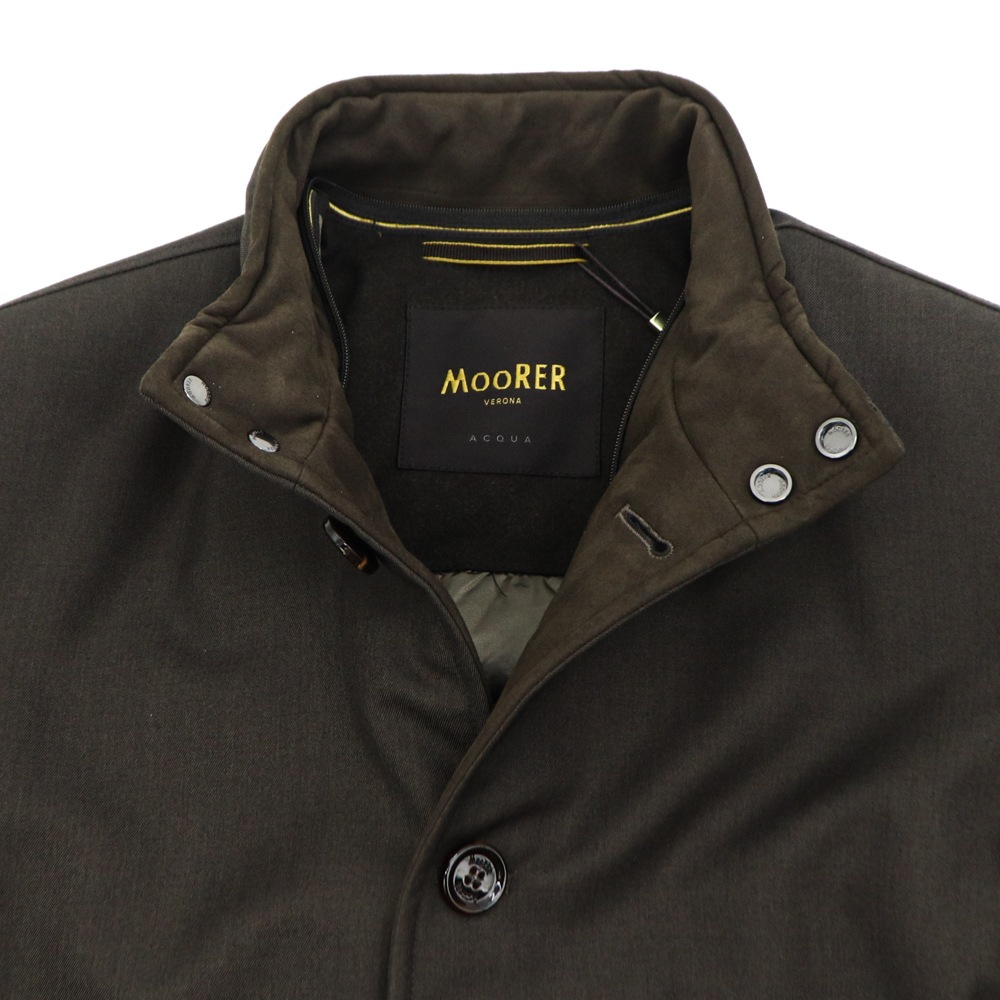 ムーレー ダウン メンズ 撥水ナイロン バルスター型ダウンジャケット ボンバージャケット ジャノス MOORER JANOS-PUM MRE GLASSE 秋冬新作