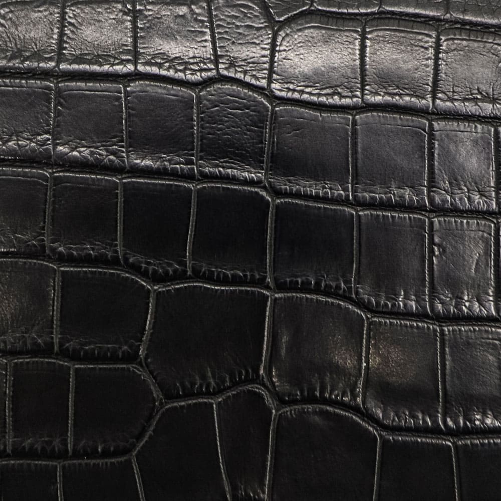 レザック 財布 ナイルクロコダイル レザー ラウンドジップ 長財布 LE'SAC 8211 LSC BLACK 秋冬新作