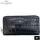 ペッレモルビダ 財布 クロコダイル ラウンドジップ 長財布 ラウンドジップウォレット PELLE MORBIDA PMO-CRS101 PMO BLACK 春夏新作