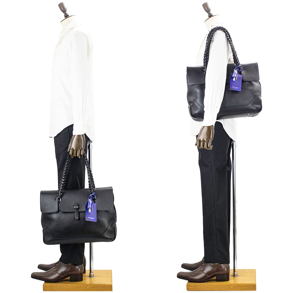 ペッレモルビダ トートバッグ シュリンクレザー フラップトートバッグ