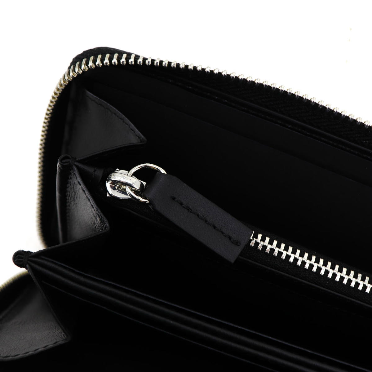 【セール】セラピアン 財布 PVC型押し ラウンドジップ長財布 SERAPIAN Stepan STEP7030-M19 CC3 Asphalt/Black(ダークグレー)【返品交換不可】