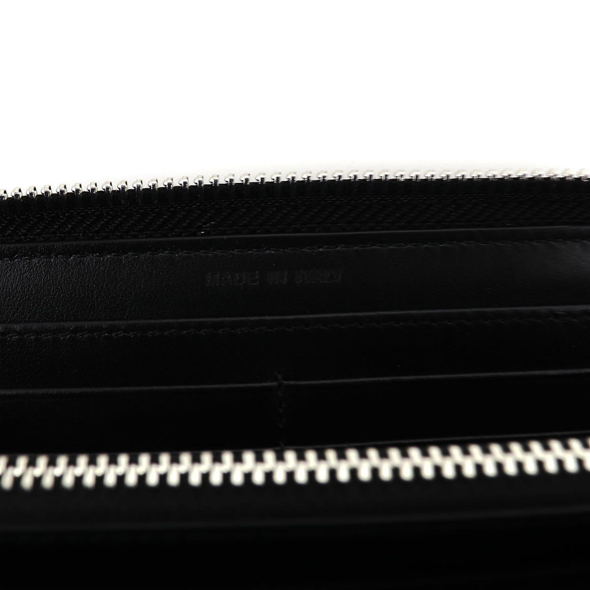 【セール】セラピアン 財布 PVC型押し ラウンドジップ長財布 SERAPIAN Stepan STEP7030-M19 CC3 Asphalt/Black(ダークグレー)【返品交換不可】