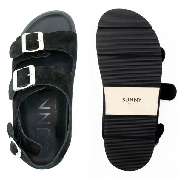 ペリーコサニー サンダル メンズ スエード ストラップサンダル PELLICO SUNNY SANDAL PM22 M025 SALA SCAMOS PLS NERO 