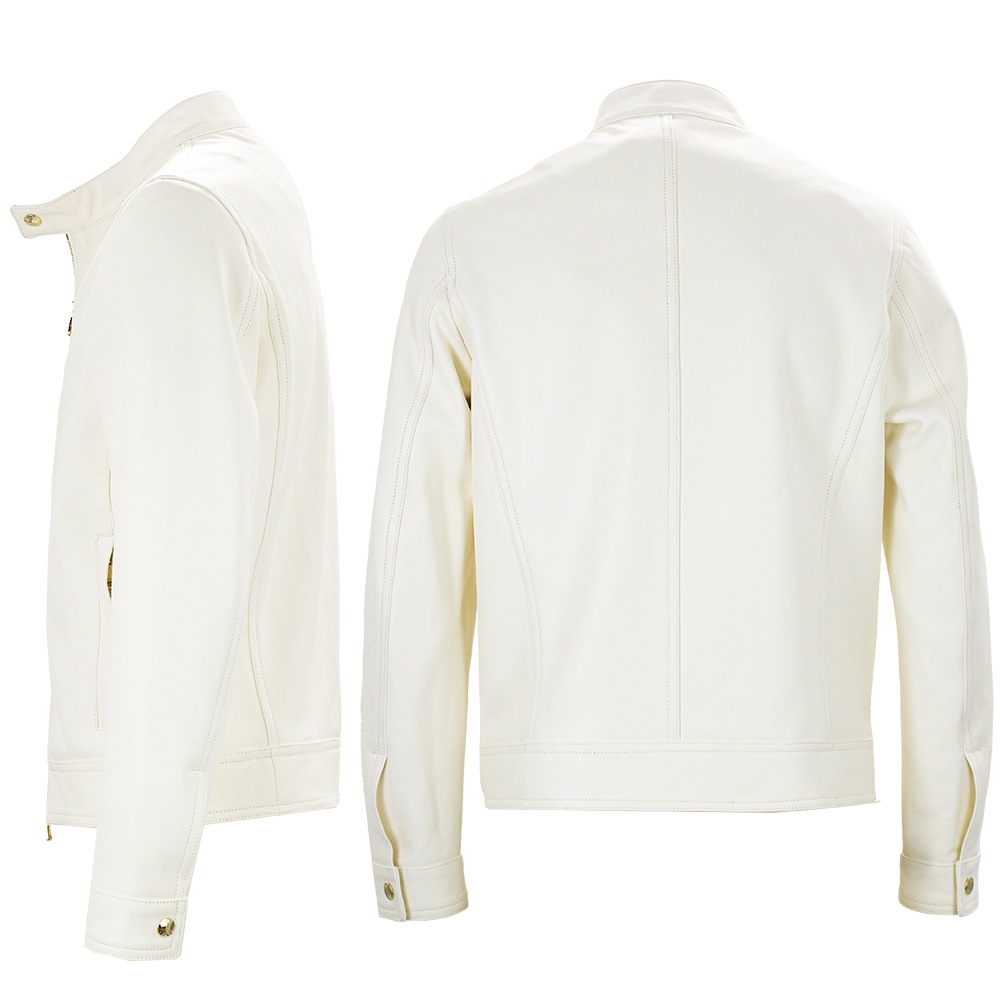 エンメティ ライダース メンズ スペシャルレザー ラムスキン シングルライダース ユーリ ゴールドジップ EMMETI JURI EMT SP LEATHER PANNA 春夏新作