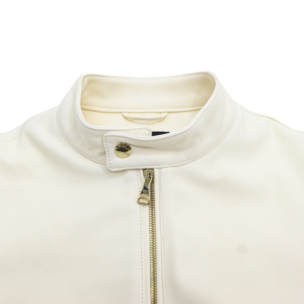 エンメティ ライダース メンズ スペシャルレザー ラムスキン シングルライダース ユーリ ゴールドジップ EMMETI JURI EMT SP LEATHER PANNA 春夏新作