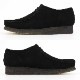 クラークス オリジナルズ メンズ スエード ワラビー CLARKS ORIGINALS WALLABEE CLK 26155519 Black Sde