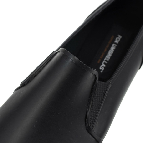 【セール 半額以下】フォックスアンブレラズ スニーカー メンズ レインシューズ スリッポン FOX UMBRELLAS 04M FOX SLIP-ON BLACK【返品交換不可】