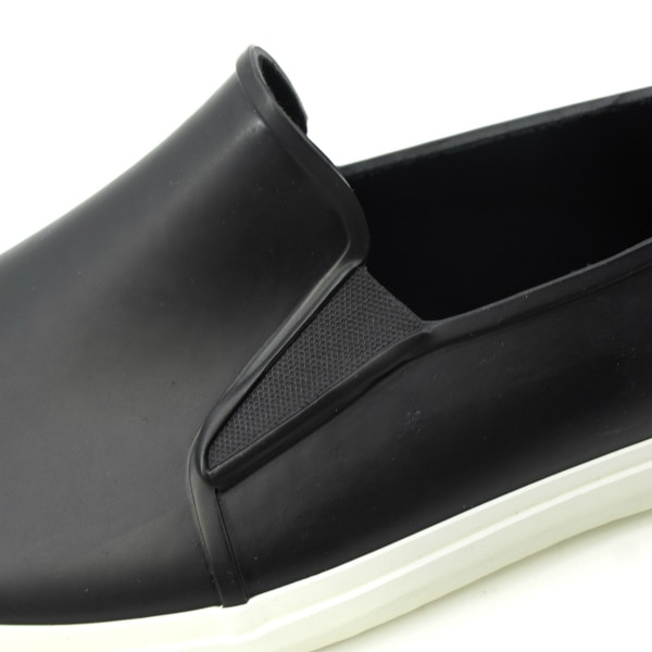 【セール 半額以下】フォックスアンブレラズ スニーカー メンズ レインシューズ スリッポン FOX UMBRELLAS 04M FOX SLIP-ON BLACK【返品交換不可】