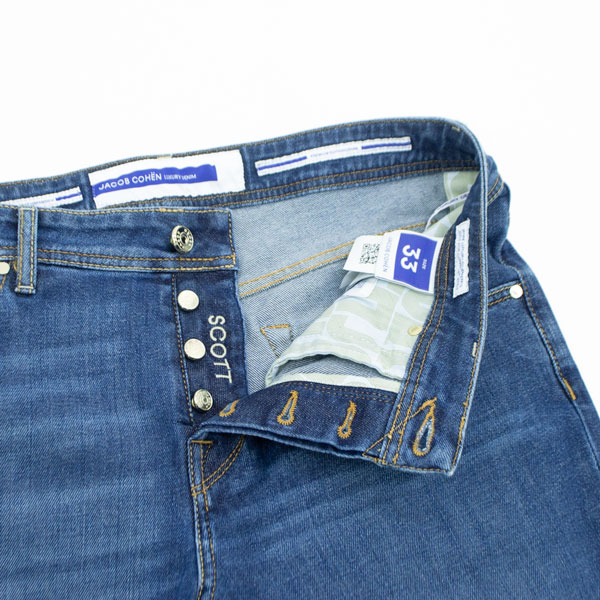 ヤコブコーエン デニム メンズ テーパードフィット デニム スコット JACOB COHEN SCOTT JCB J682 U Q E15 77