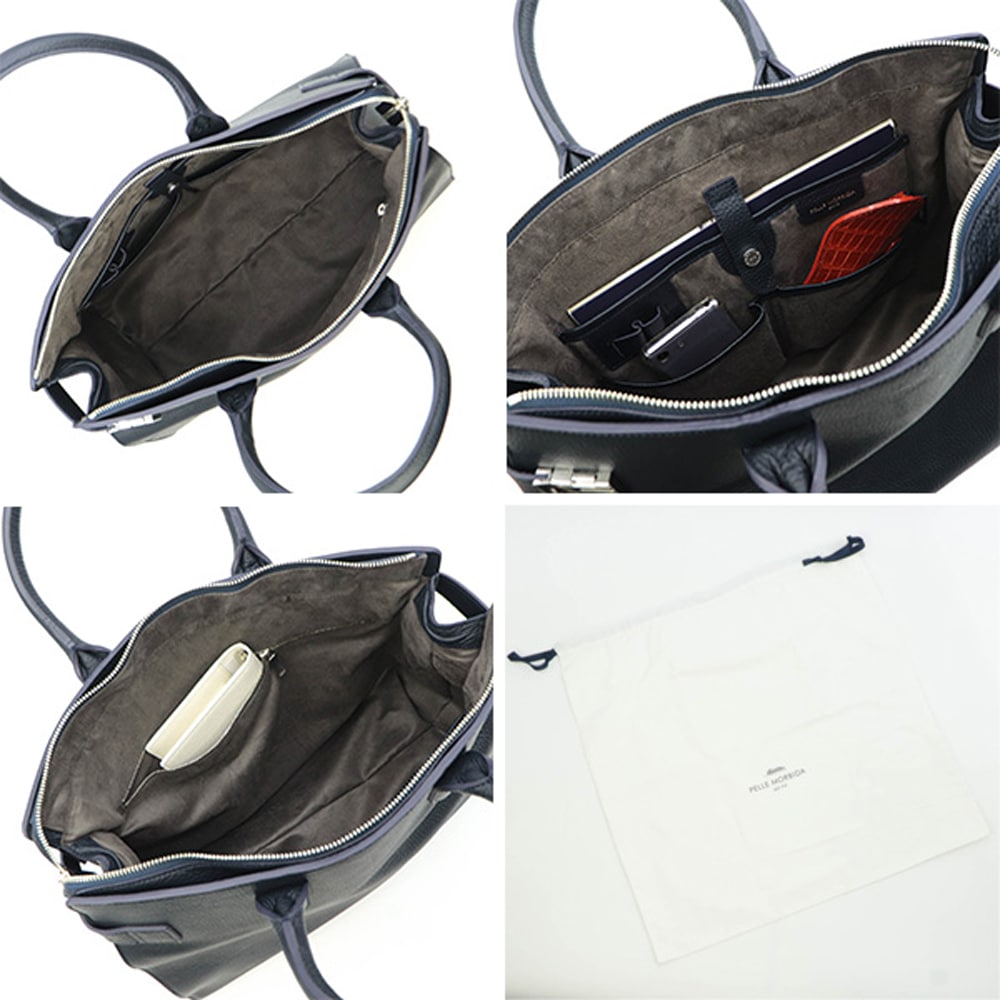 ペッレモルビダ メイデンボヤ―ジュ シュリンクレザー ボストンバッグ