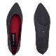 【セール 半額以下】フォックスアンブレラ シューズ レディース レインシューズ ポインテッドトゥ パンプス FOX UMBRELLAS 07W FOX LOAFERS RUBBER BLACK【返品交換不可】