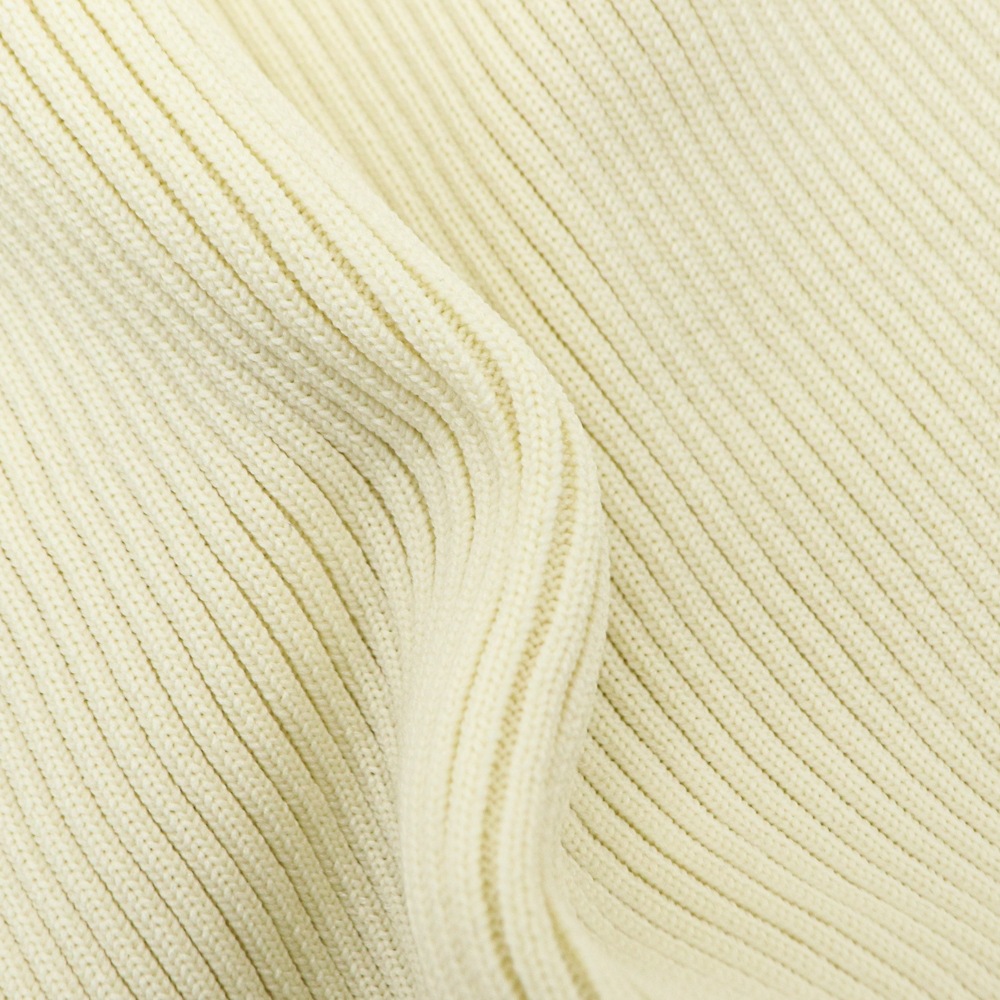 ブランベール ニット レディース 五分袖 リブフリルニット BLANCVERT LT3413203 BVR