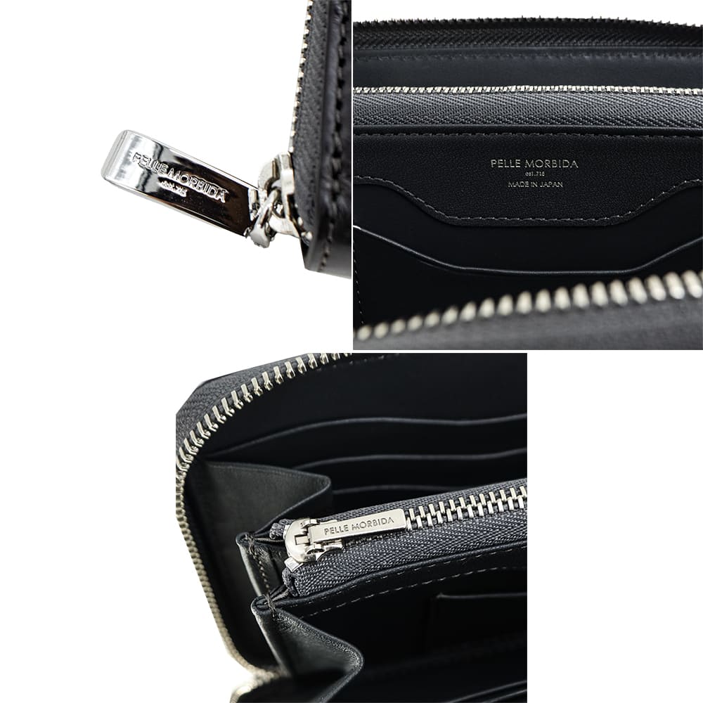 ペッレモルビダ 財布 クロコダイル ラウンドジップ 長財布 ラウンド