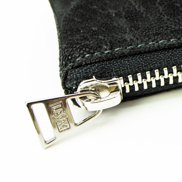 レザック 財布 エレファント レザー L字ジップコインケース LE'SAC 8180 LSC BLACK