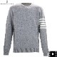 【セール 半額以下】ピーエムディーエス ニット メンズ カシミヤ混ウール クルーネックセーター P.M.D.S. PMDS INDIA PMD MGA414 FOG GRAY 040【返品交換不可】