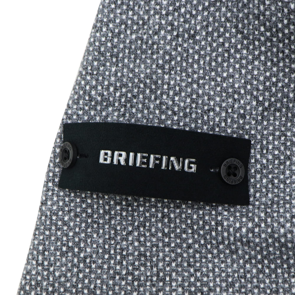 ブリーフィング ゴルフ ウェア メンズ バーズアイ ロゴクルーネック