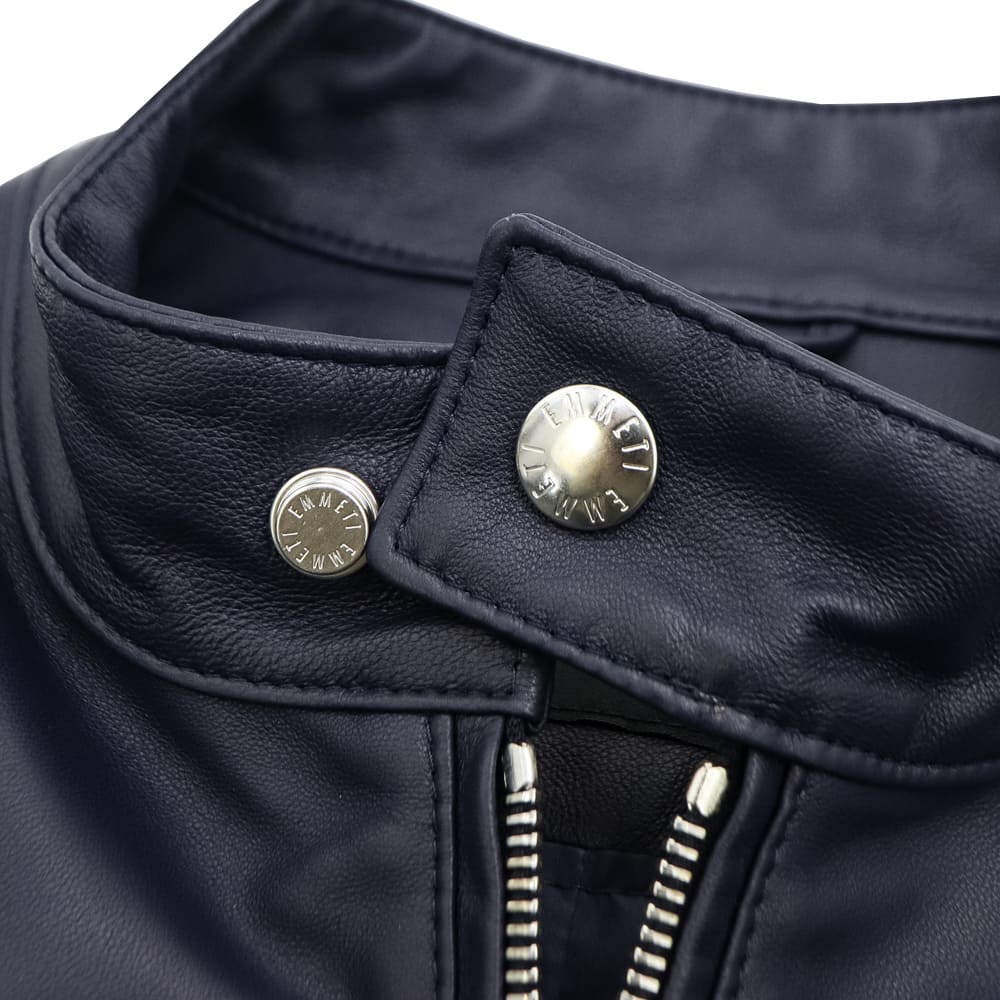 エンメティ ライダース メンズ スペシャルレザー ラムスキン シングル