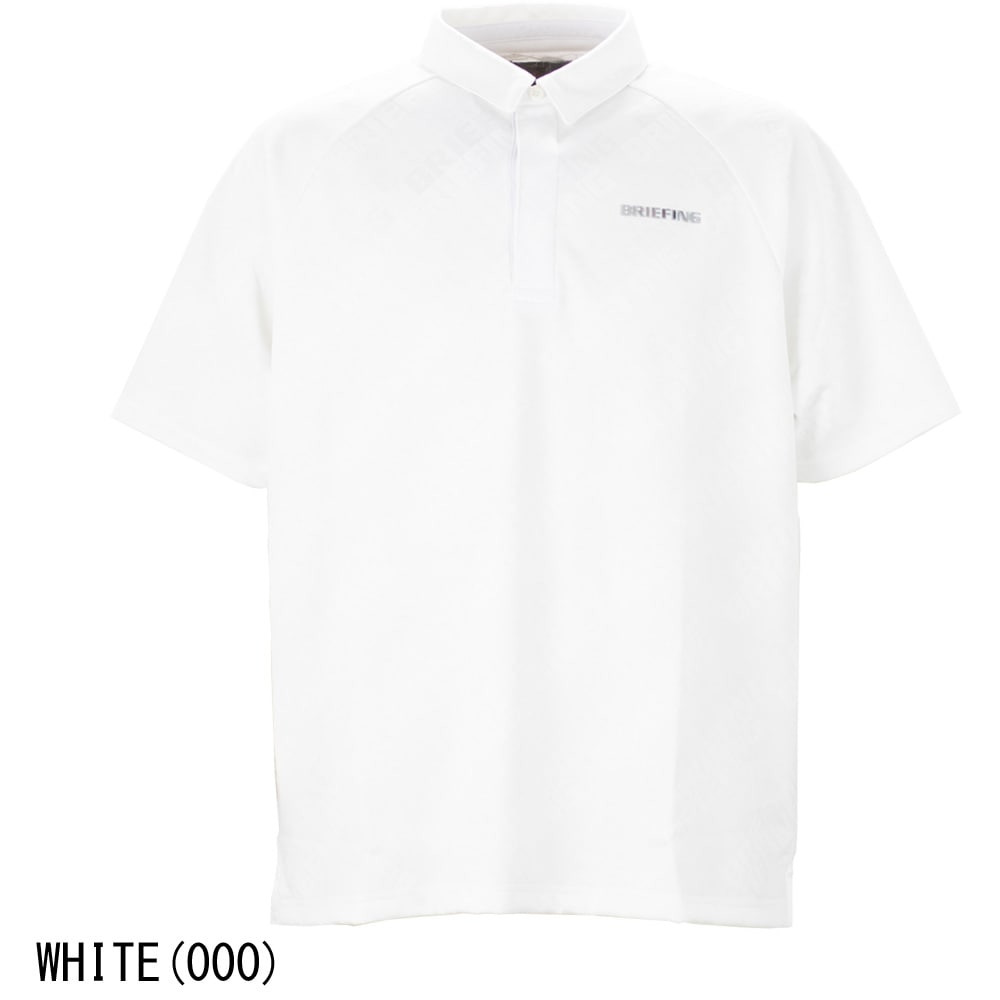 ブリーフィング ゴルフ ウェア メンズ リラックスフィット シャドウロゴジャガード ポロシャツ BRIEFING GOLF MS SHADOW LOGO JQ SHIRT BRG261M41 BRG 春夏新作