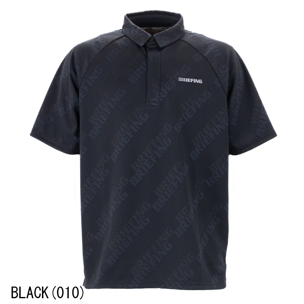 ブリーフィング ゴルフ ウェア メンズ リラックスフィット シャドウロゴジャガード ポロシャツ BRIEFING GOLF MS SHADOW LOGO JQ SHIRT BRG261M41 BRG 春夏新作