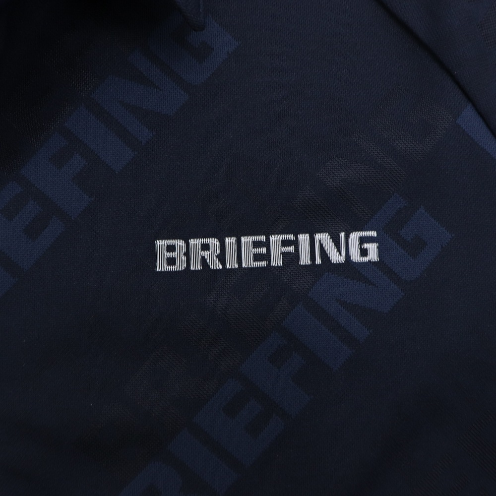 ブリーフィング ゴルフ ウェア メンズ リラックスフィット シャドウロゴジャガード ポロシャツ BRIEFING GOLF MS SHADOW LOGO JQ SHIRT BRG261M41 BRG 春夏新作