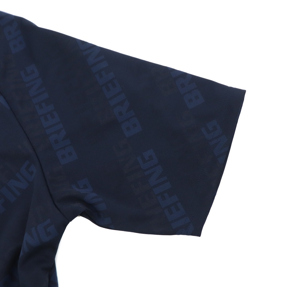 ブリーフィング ゴルフ ウェア メンズ リラックスフィット シャドウロゴジャガード ポロシャツ BRIEFING GOLF MS SHADOW LOGO JQ SHIRT BRG261M41 BRG 春夏新作