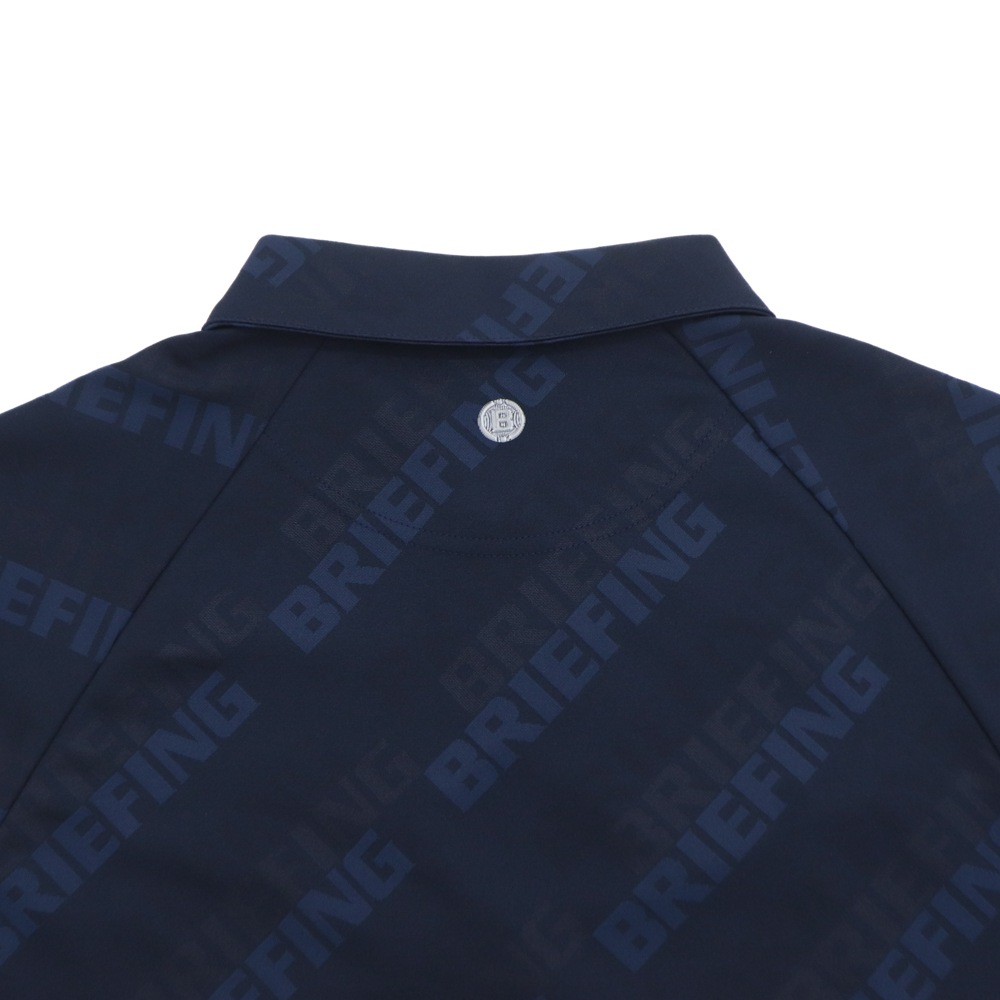 ブリーフィング ゴルフ ウェア メンズ リラックスフィット シャドウロゴジャガード ポロシャツ BRIEFING GOLF MS SHADOW LOGO JQ SHIRT BRG261M41 BRG 春夏新作