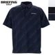 ブリーフィング ゴルフ ウェア メンズ リラックスフィット シャドウロゴジャガード ポロシャツ BRIEFING GOLF MS SHADOW LOGO JQ SHIRT BRG261M41 BRG 春夏新作
